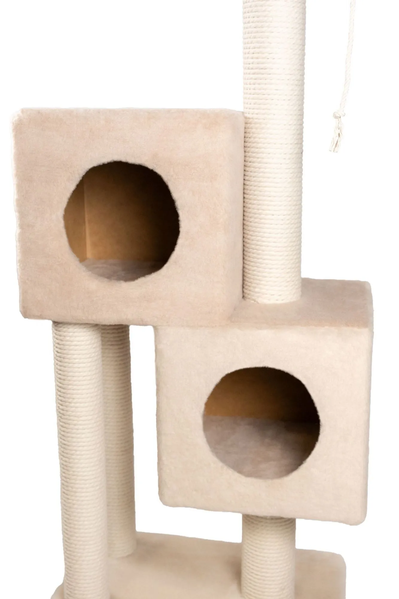 Cat House Комплекс "Двойной домик", 127 см, хлопок