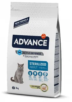 Advance Cat Sterilized (Индейка), 400 г