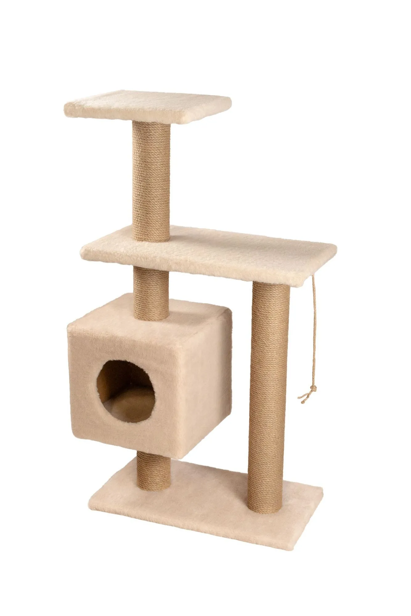 Cat House Комплекс "Буран", 106 см, джут Бежевая