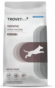 Trovet Plus Adult Dog Hepatic (Курица), 10 кг