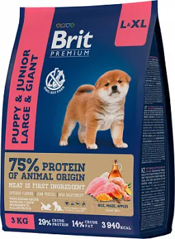 Brit Premium Dog Puppy and Junior Large and Giant (Курица) 3 кг