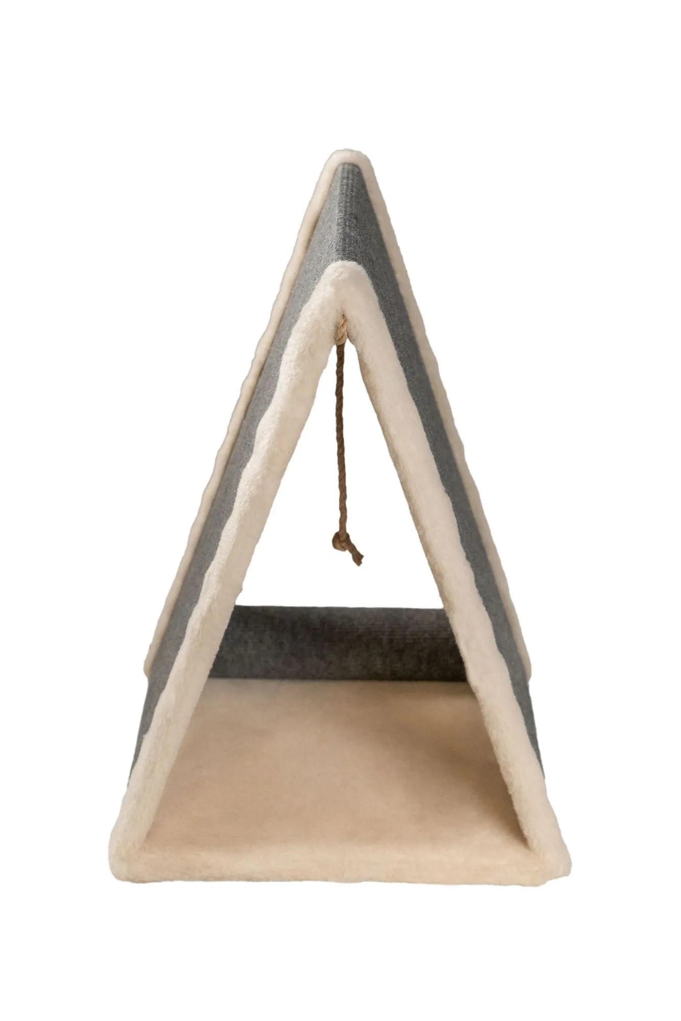 Cat House Когтеточка треугольная, 55 см, ковролин