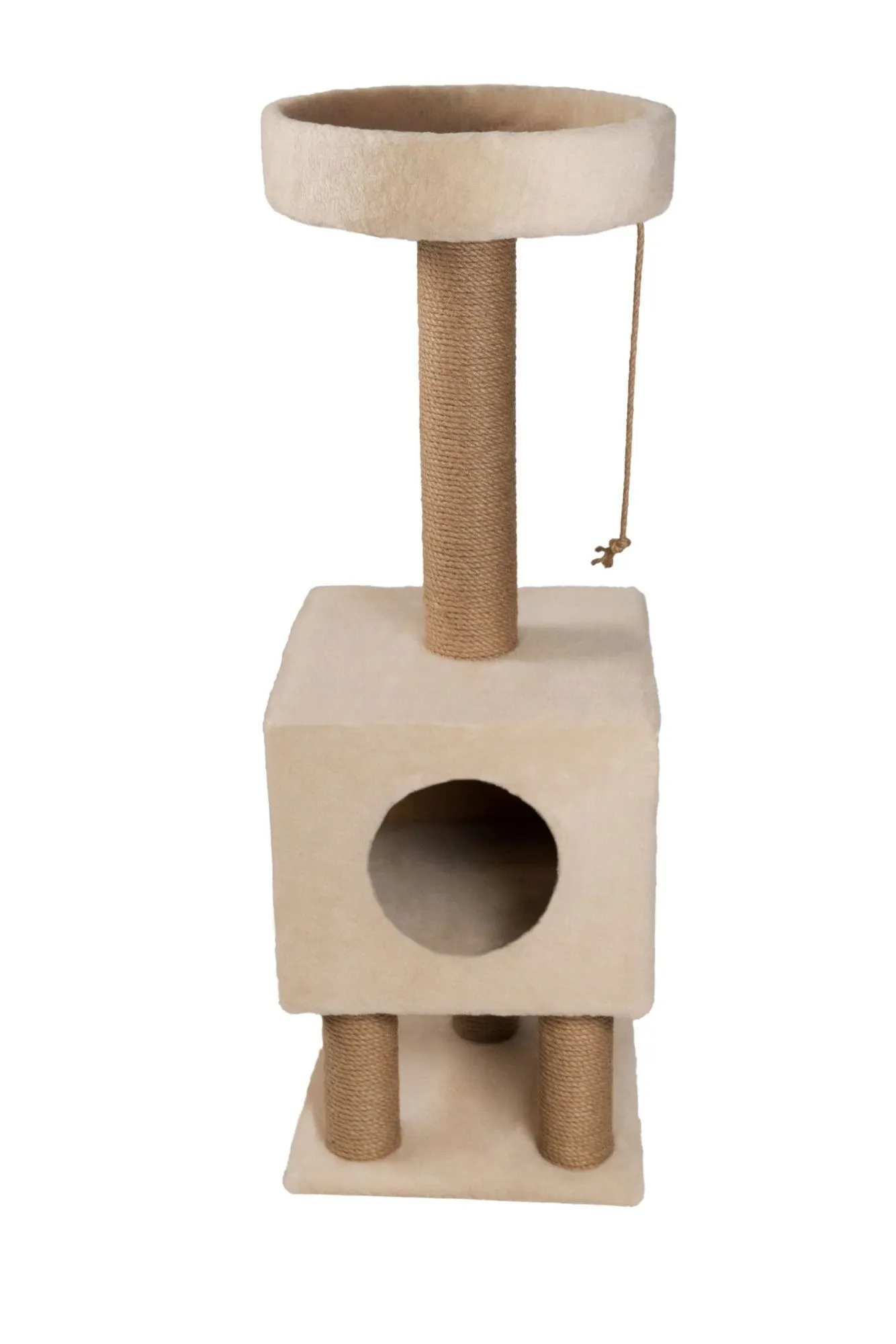 Cat House Когтеточка "Домик на ножках", 105 см, джут