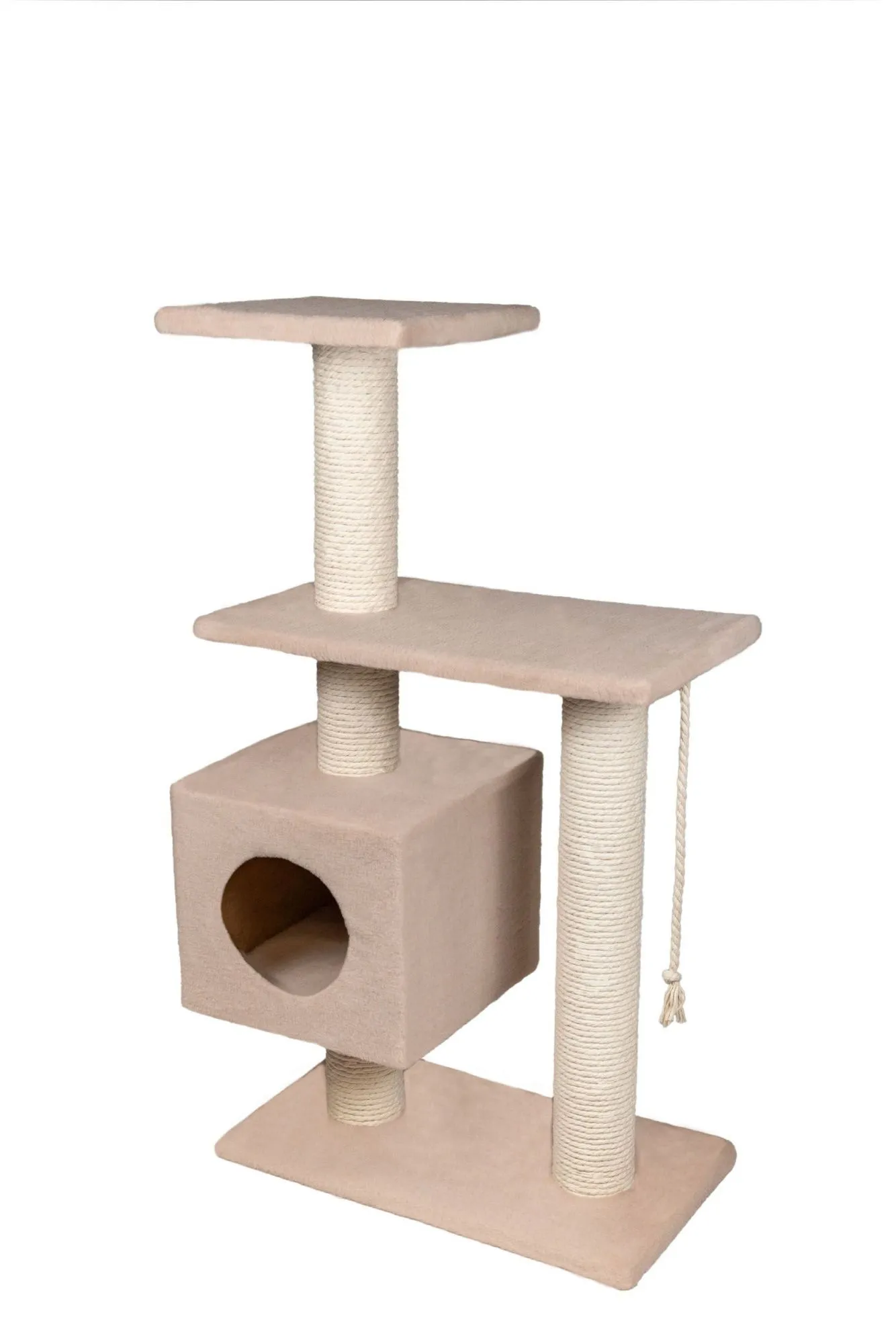 Cat House Комплекс "Буран", 106 см, хлопок, бежевая