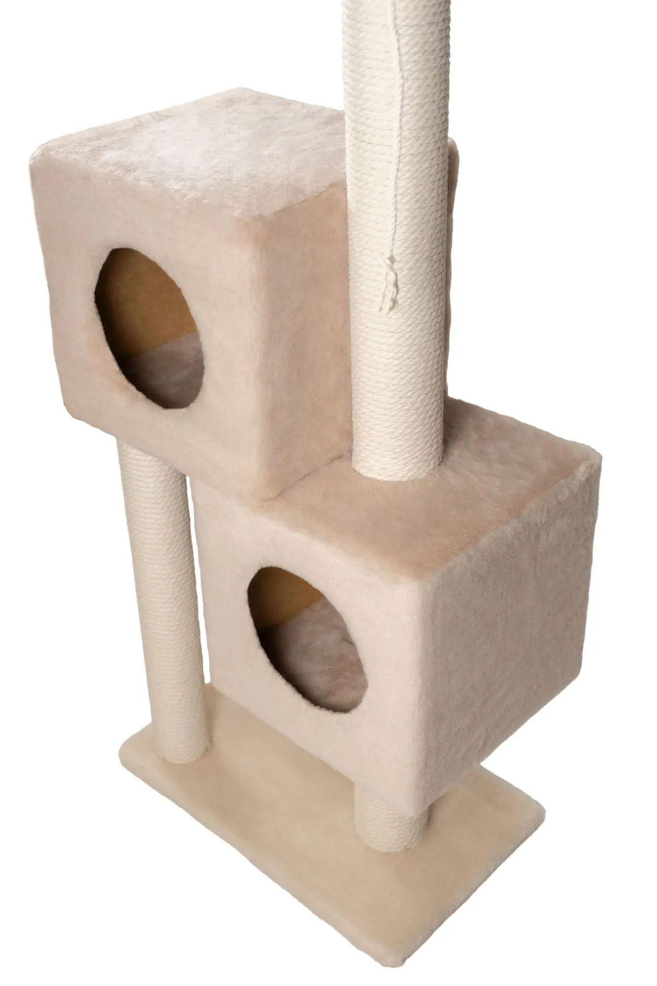 Cat House Комплекс "Двойной домик", 127 см, хлопок
