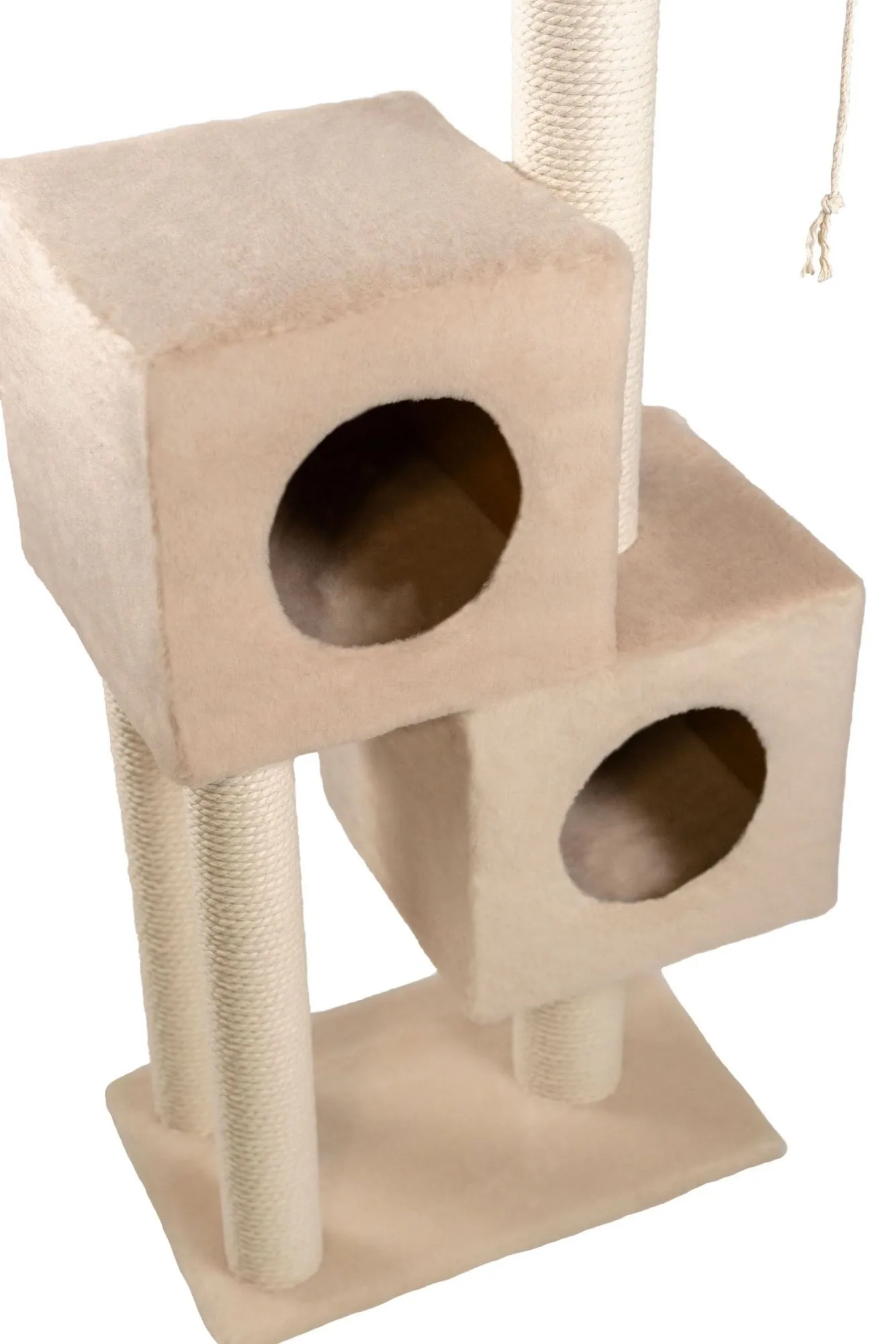Cat House Комплекс "Двойной домик", 127 см, хлопок