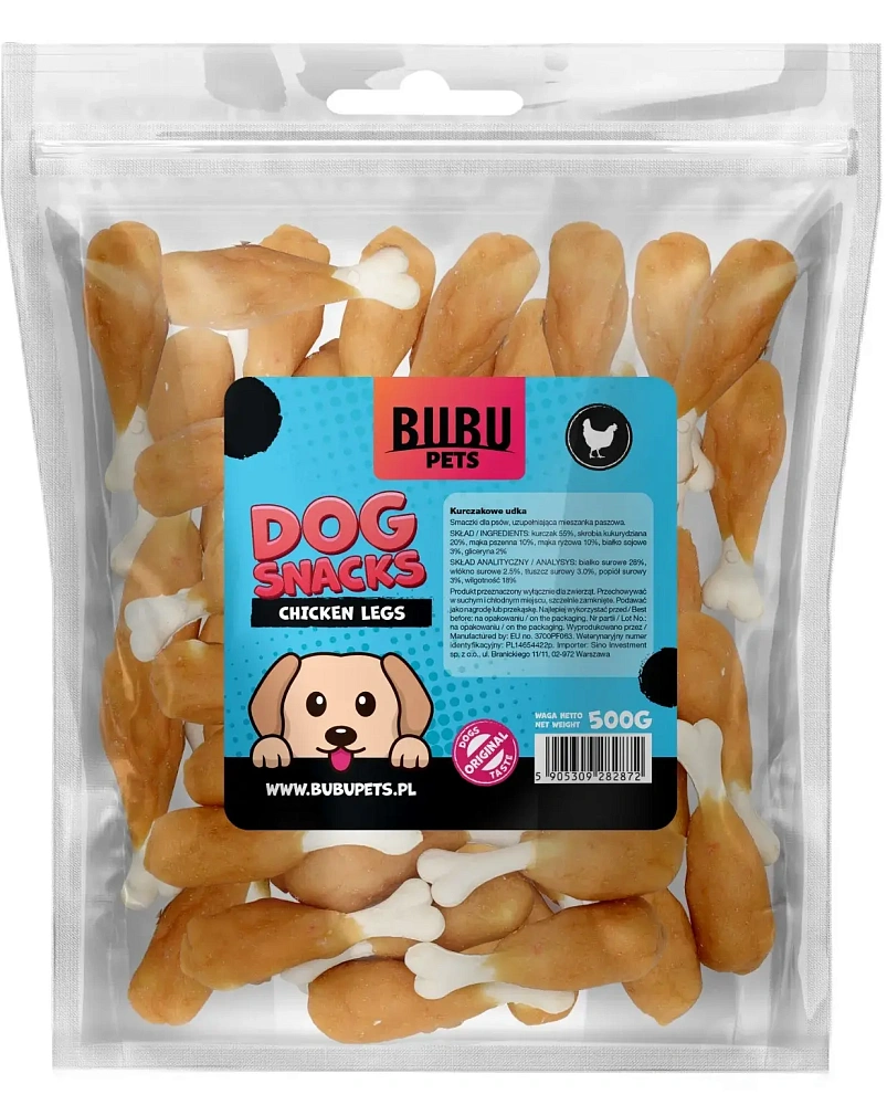 Bubu Pets Куриные ножки, 500 г