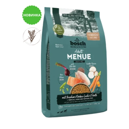 Корм Bosch HPC Menue Adult (Лосось, форель) для собак