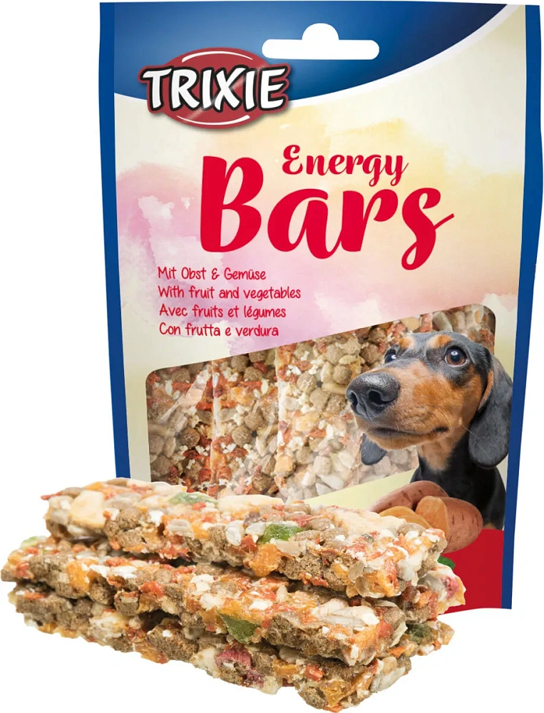 Trixie Energy Bars Пластинки для собак с овощами, фруктами и курицей