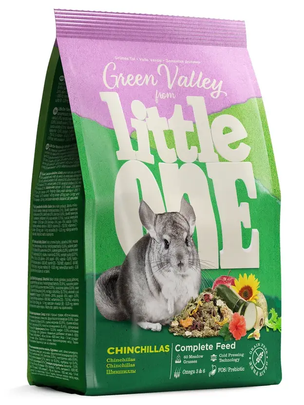 Little One Зеленая долина для шиншилл, 750 г