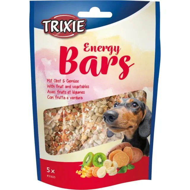 Trixie Energy Bars Пластинки для собак с овощами, фруктами и курицей, 100 г